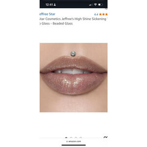 NIB Jeffree Star Beaded Glass Lip Gloss